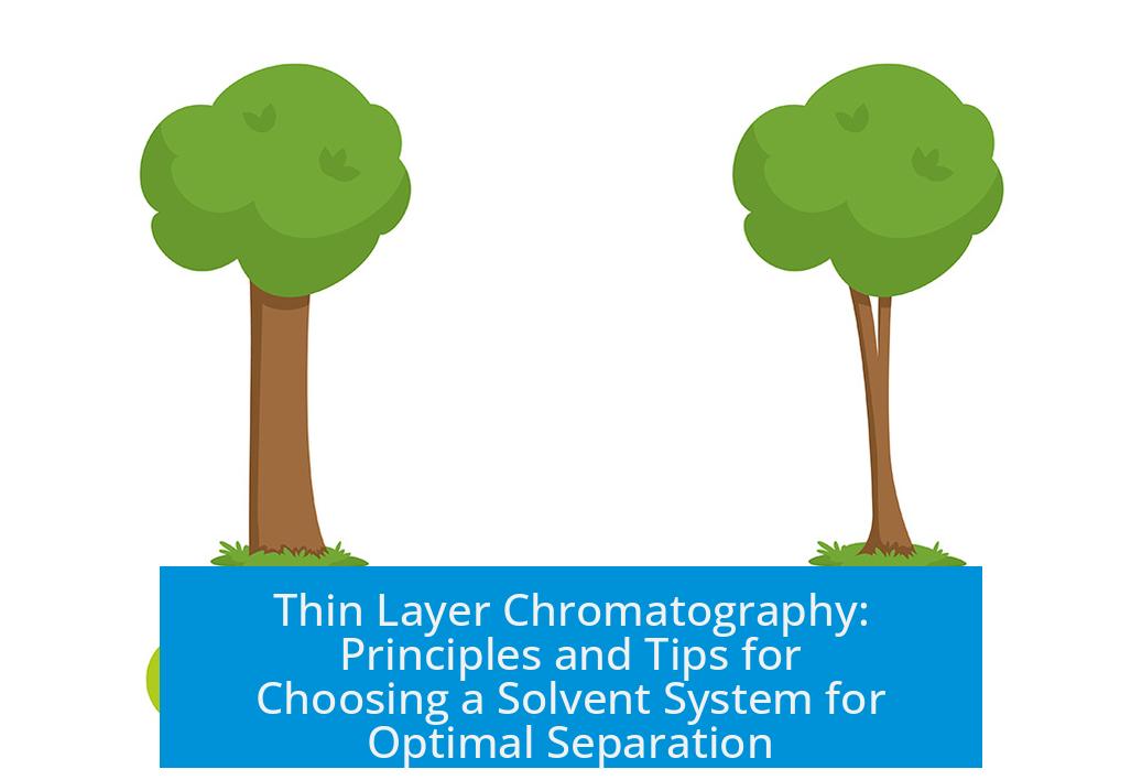 Thin Layer Chromatography: Principles and Tips for Choosing a Solvent System for Optimal Separation