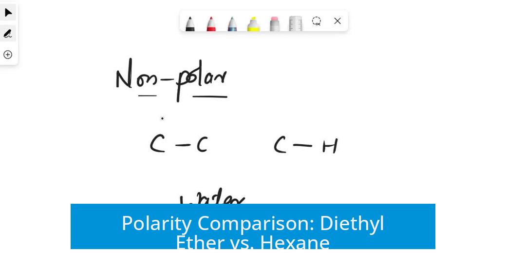 Polarity Comparison: Diethyl Ether vs. Hexane