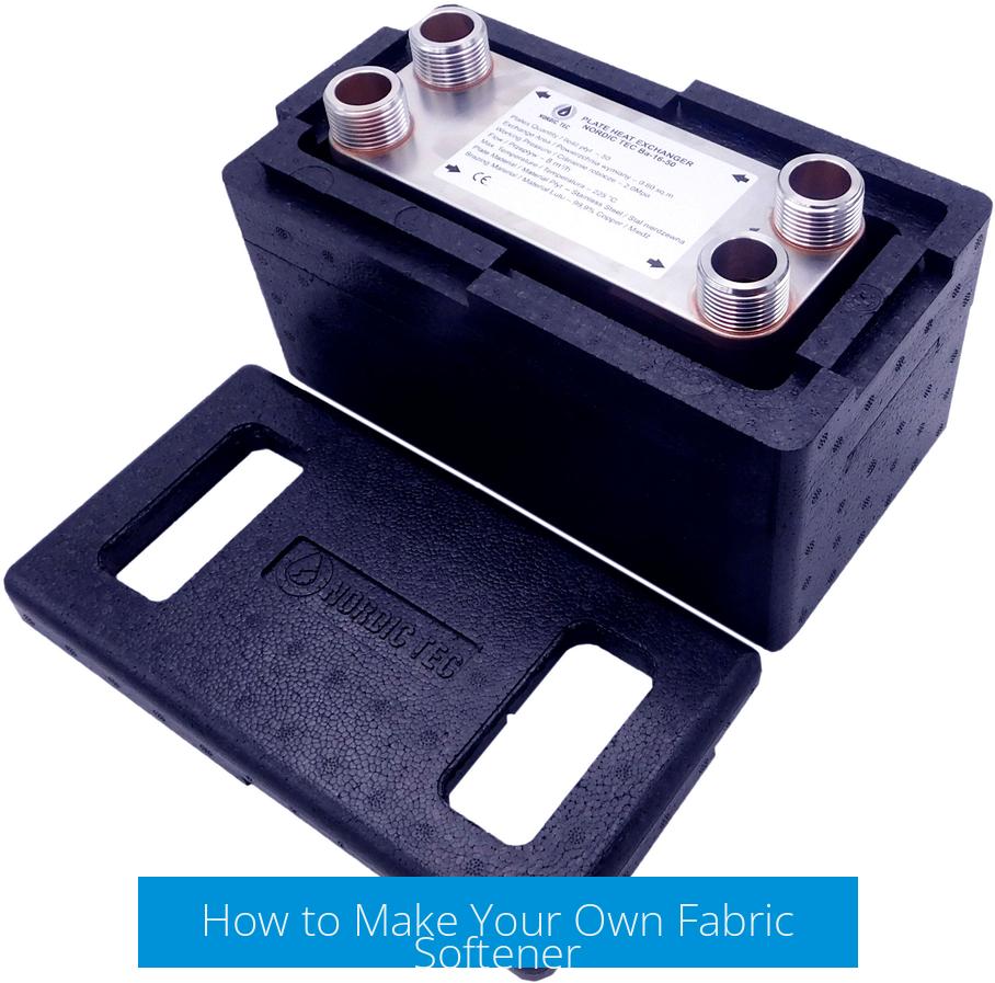 How to Make Your Own Fabric Softener