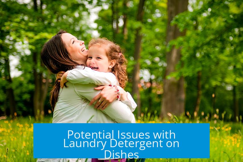 Potential Issues with Laundry Detergent on Dishes