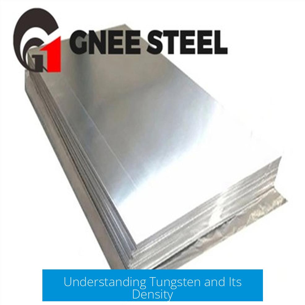 Understanding Tungsten and Its Density