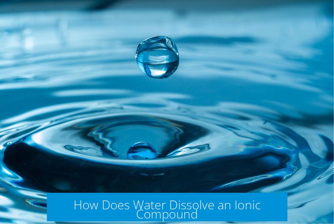 How Does Water Dissolve an Ionic Compound?
