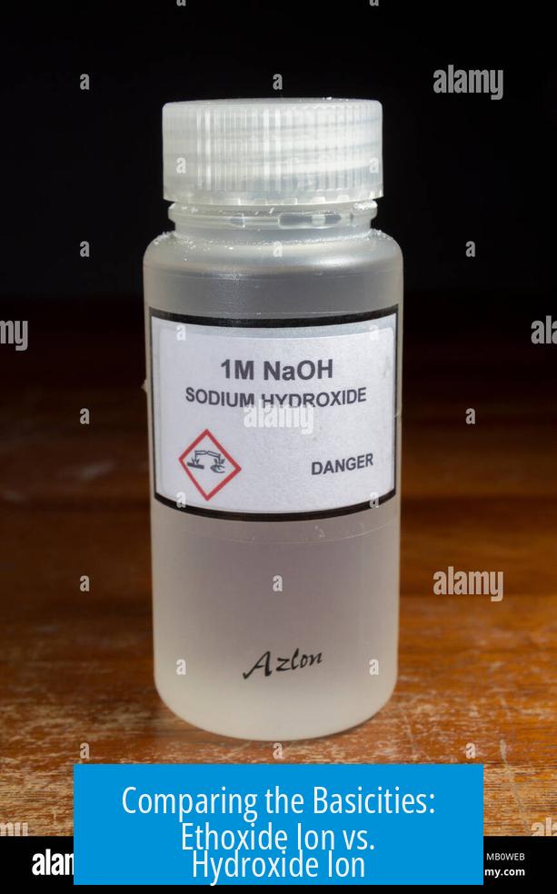 Comparing the Basicities: Ethoxide Ion vs. Hydroxide Ion