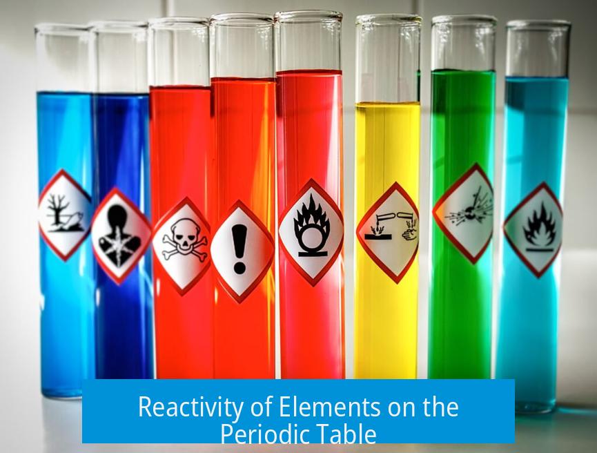 Reactivity of Elements on the Periodic Table