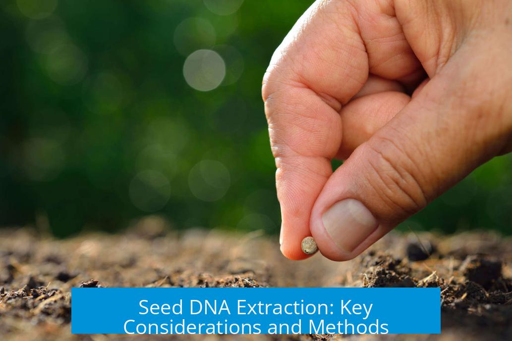 Seed DNA Extraction: Key Considerations and Methods