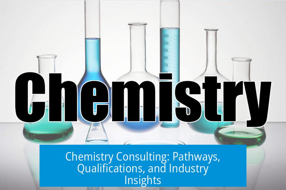 Chemistry Consulting: Pathways, Qualifications, and Industry Insights