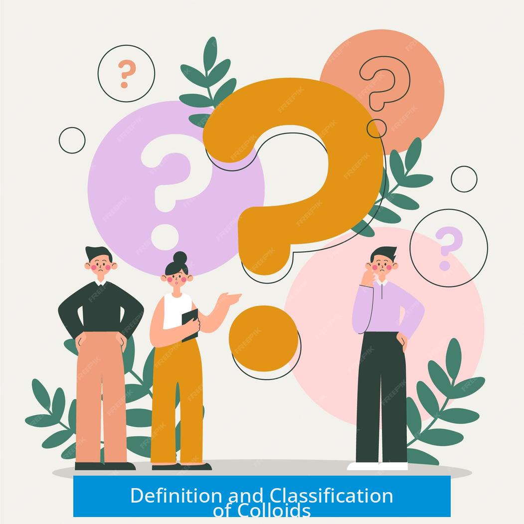 Definition and Classification of Colloids