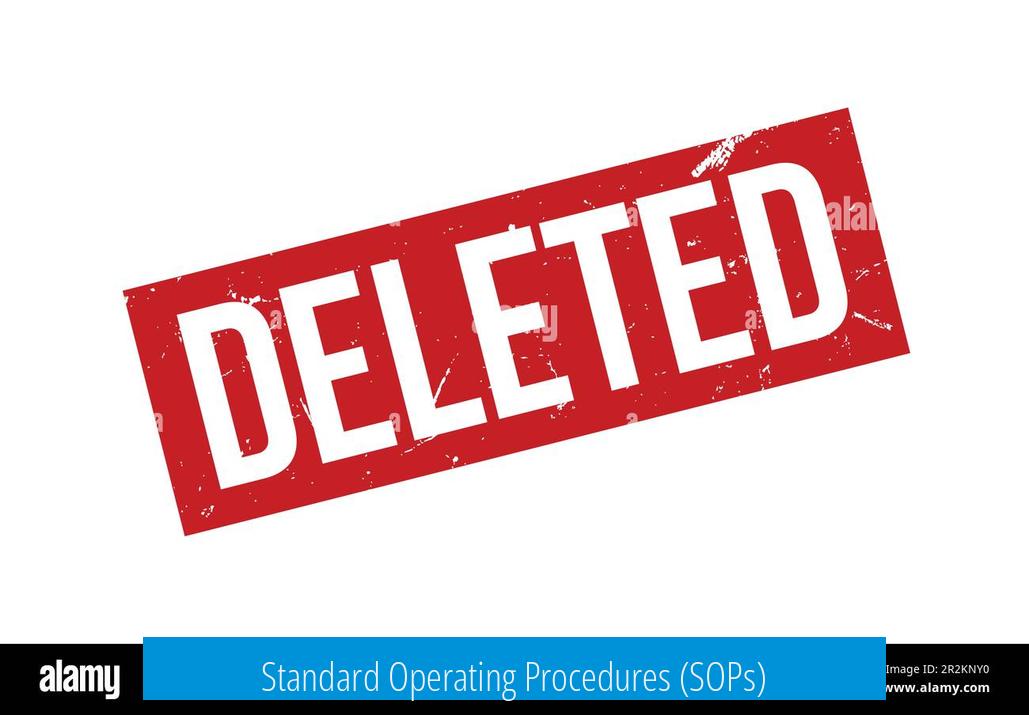 Standard Operating Procedures (SOPs)