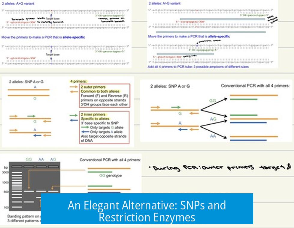 An Elegant Alternative: SNPs and Restriction Enzymes