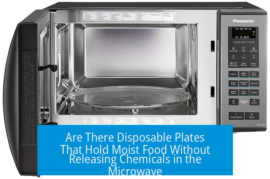 Are There Disposable Plates That Hold Moist Food Without Releasing Chemicals in the Microwave?