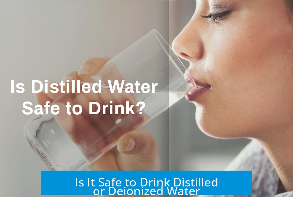 Is It Safe to Drink Distilled or Deionized Water?