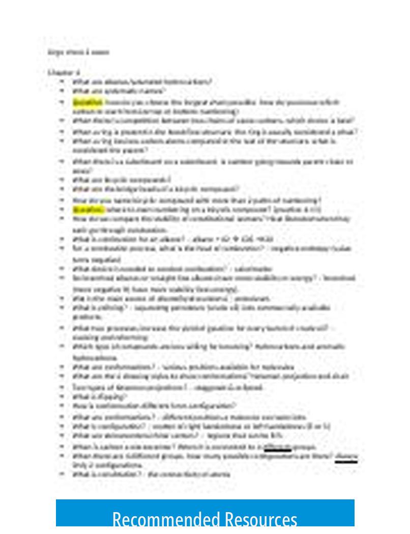 Recommended Resources