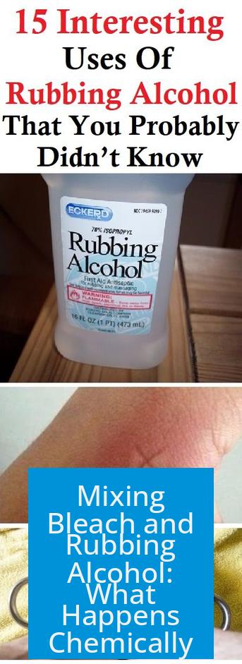 Mixing Bleach and Rubbing Alcohol: What Happens Chemically?