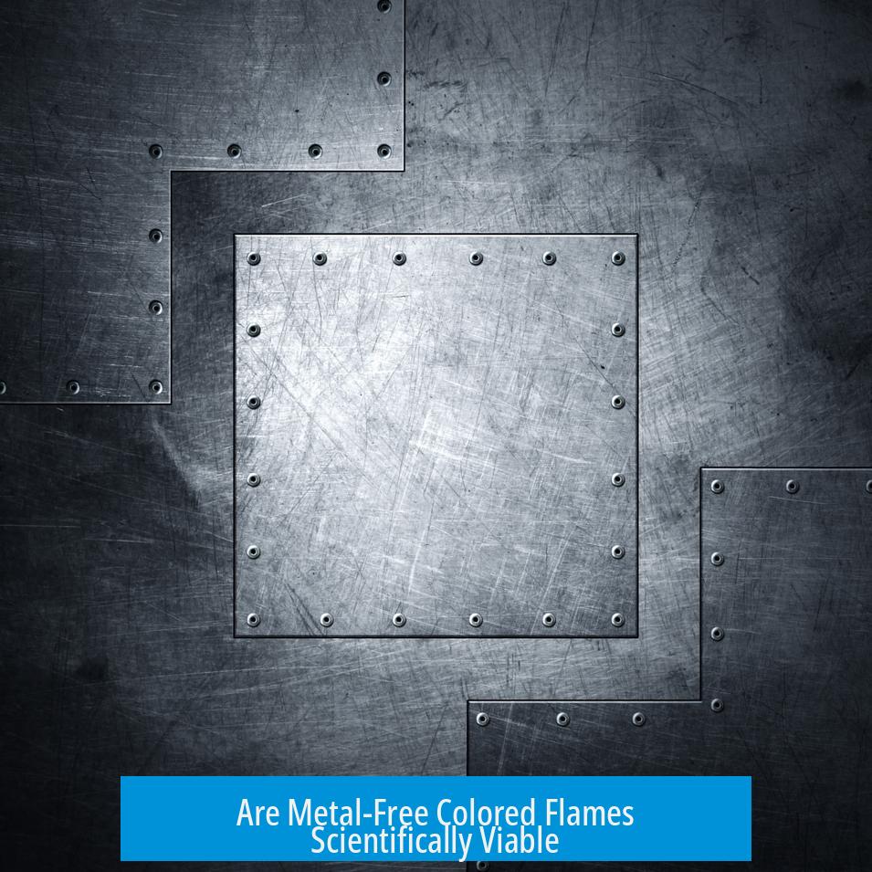 Are Metal-Free Colored Flames Scientifically Viable?