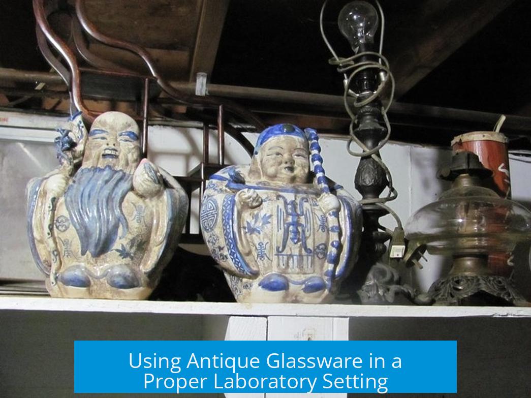 Using Antique Glassware in a Proper Laboratory Setting