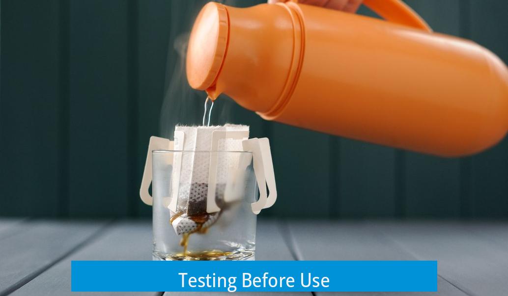 Testing Before Use