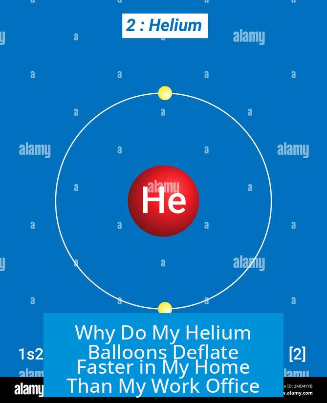 Why Do My Helium Balloons Deflate Faster in My Home Than My Work Office?