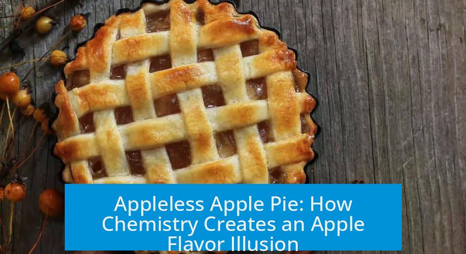Appleless Apple Pie: How Chemistry Creates an Apple Flavor Illusion