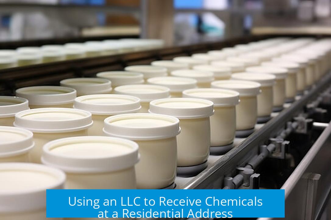 Using an LLC to Receive Chemicals at a Residential Address