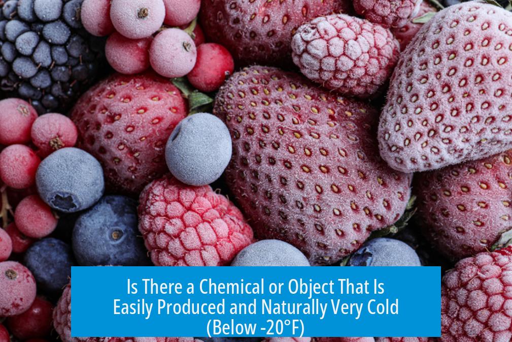 Is There a Chemical or Object That Is Easily Produced and Naturally Very Cold (Below -20°F)?