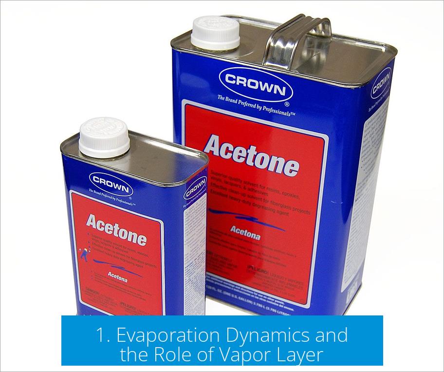 1. Evaporation Dynamics and the Role of Vapor Layer
