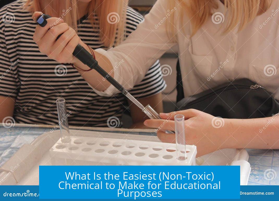 What Is the Easiest (Non-Toxic) Chemical to Make for Educational Purposes?