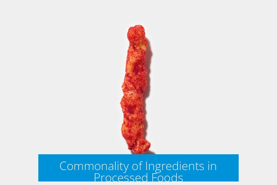 Commonality of Ingredients in Processed Foods