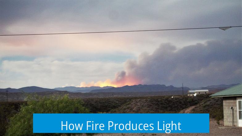 How Fire Produces Light