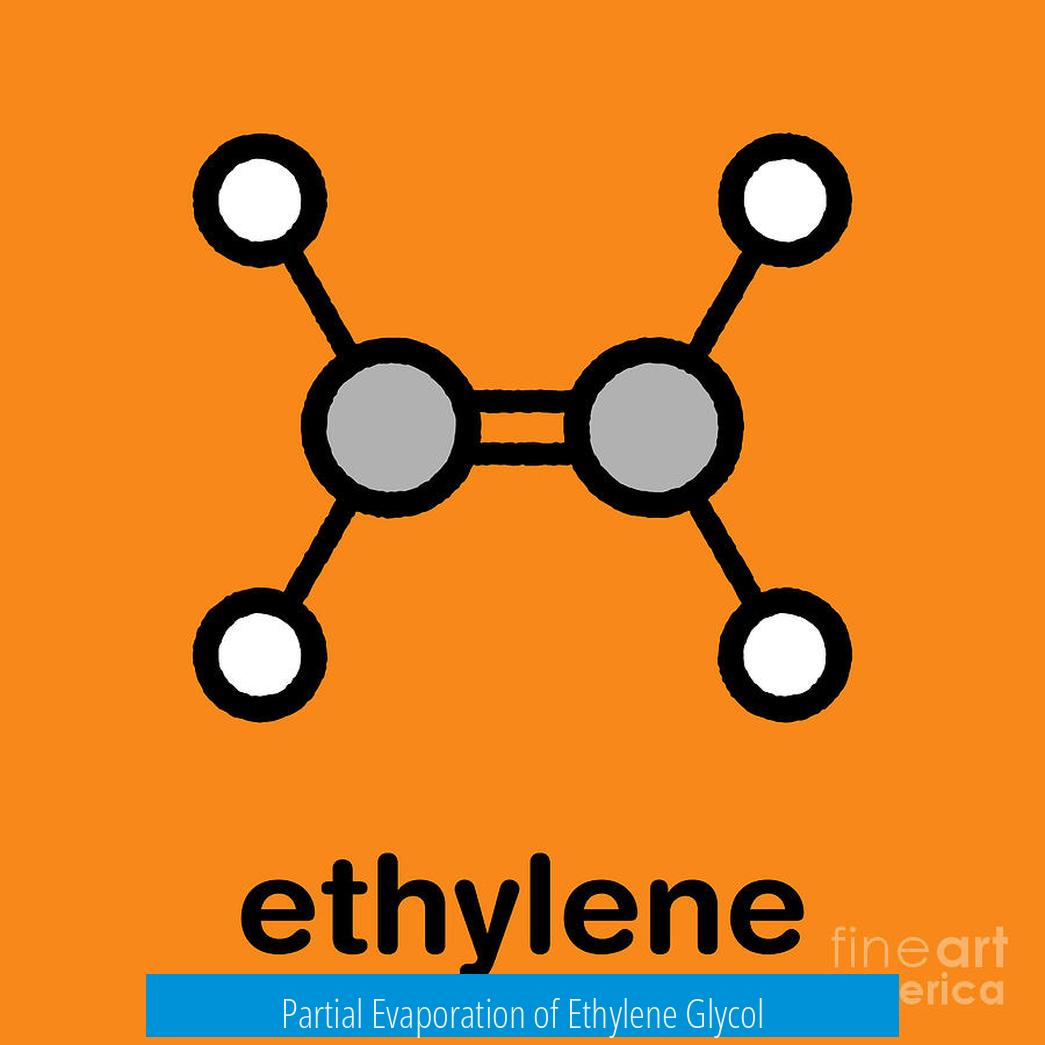 Partial Evaporation of Ethylene Glycol