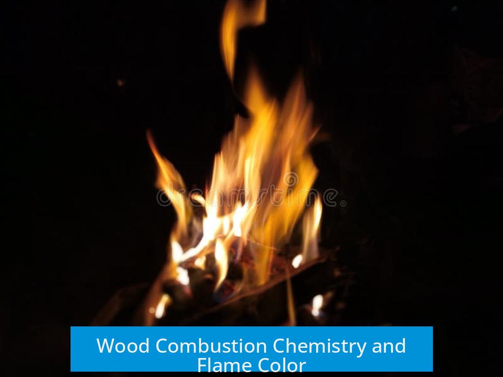Wood Combustion Chemistry and Flame Color