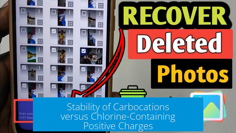 Stability of Carbocations versus Chlorine-Containing Positive Charges