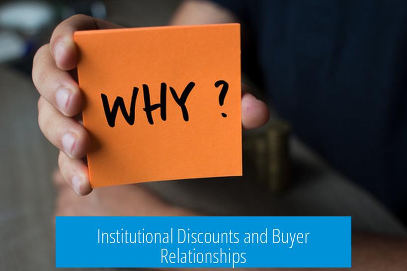 Institutional Discounts and Buyer Relationships