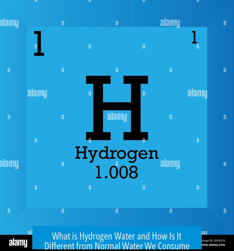 What is Hydrogen Water and How Is It Different from Normal Water We Consume?