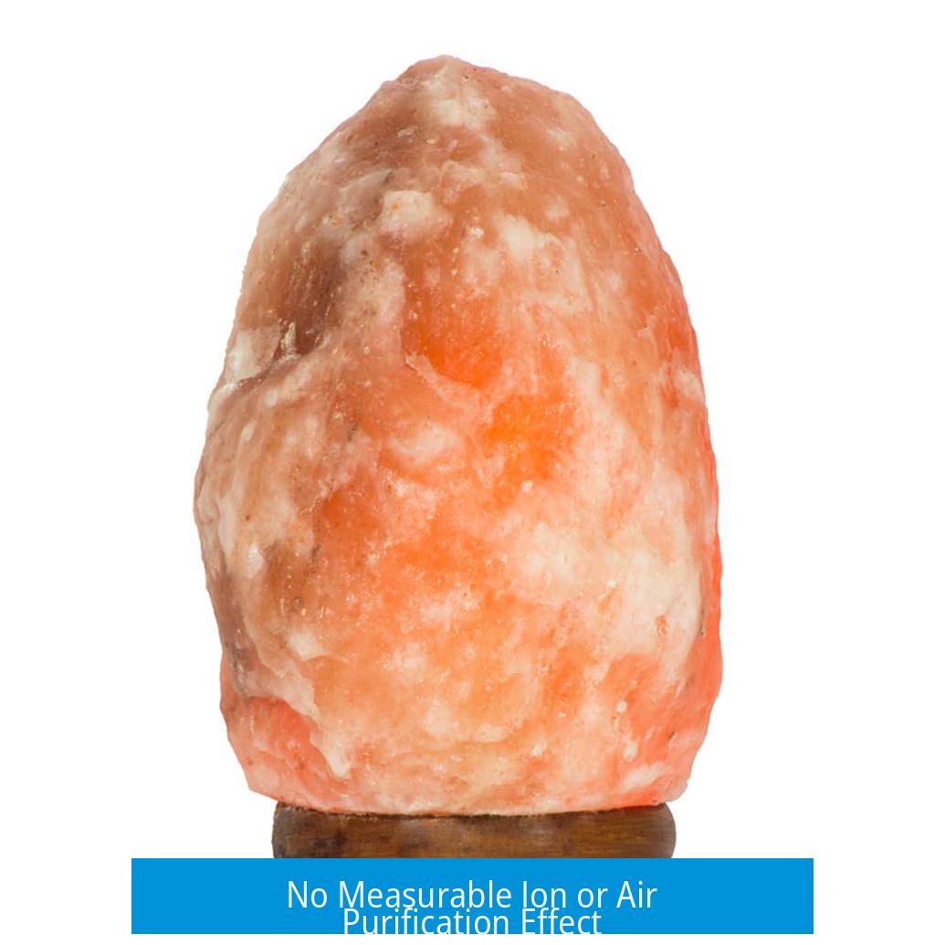 No Measurable Ion or Air Purification Effect