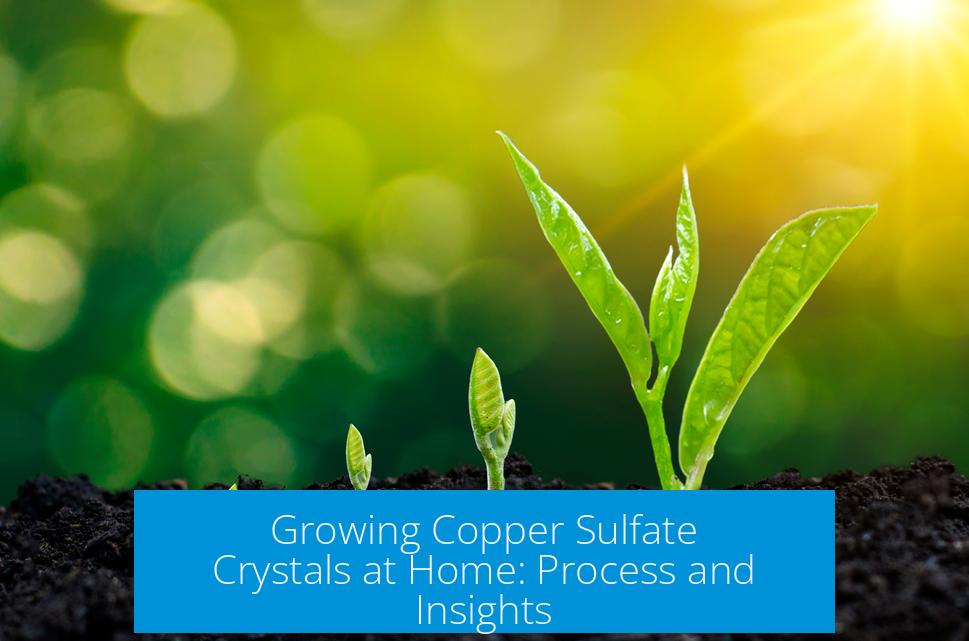 Growing Copper Sulfate Crystals at Home: Process and Insights