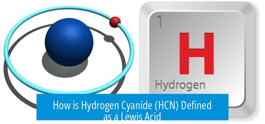 How is Hydrogen Cyanide (HCN) Defined as a Lewis Acid?