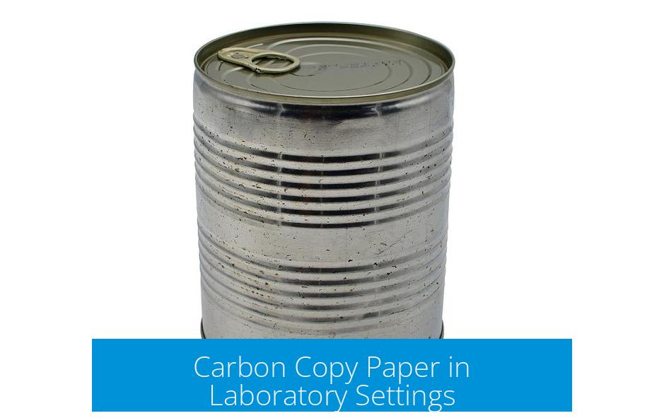 Carbon Copy Paper in Laboratory Settings