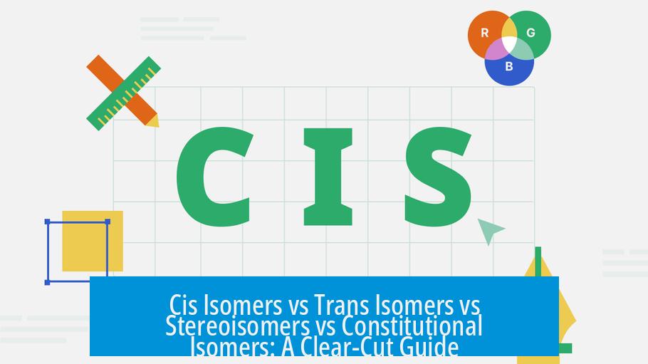 Cis Isomers vs Trans Isomers vs Stereoisomers vs Constitutional Isomers: A Clear-Cut Guide