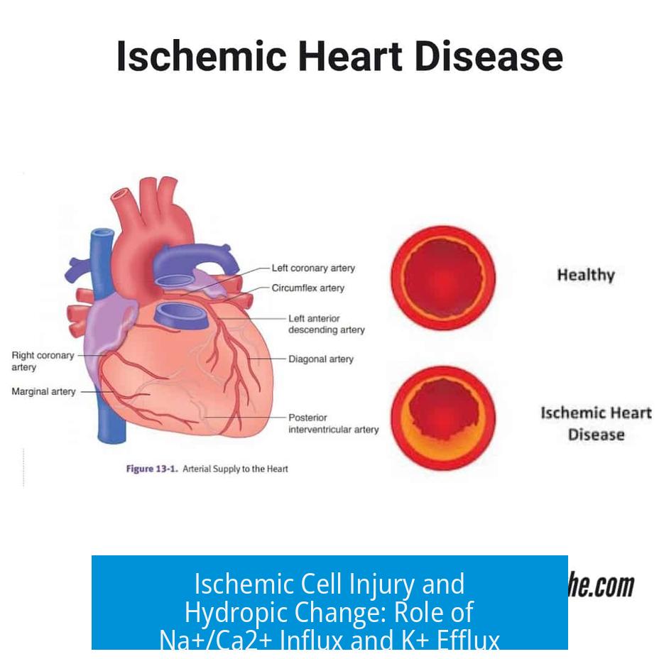 Ischemic Cell Injury and Hydropic Change: Role of Na+/Ca2+ Influx and K+ Efflux
