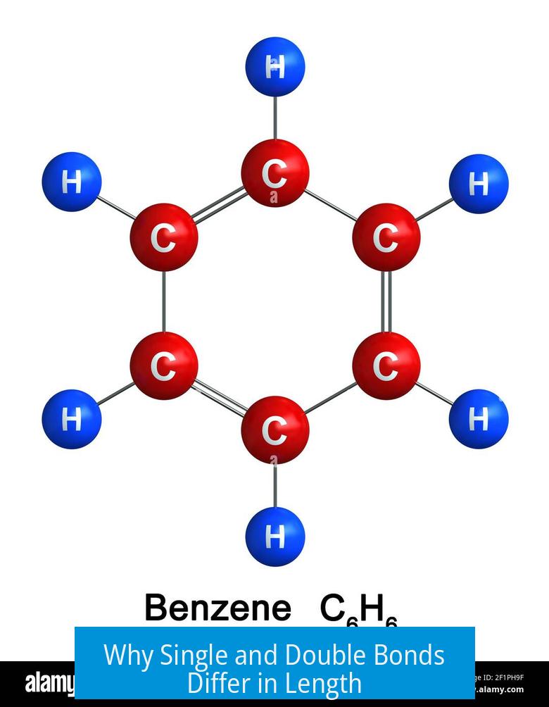 Why Single and Double Bonds Differ in Length