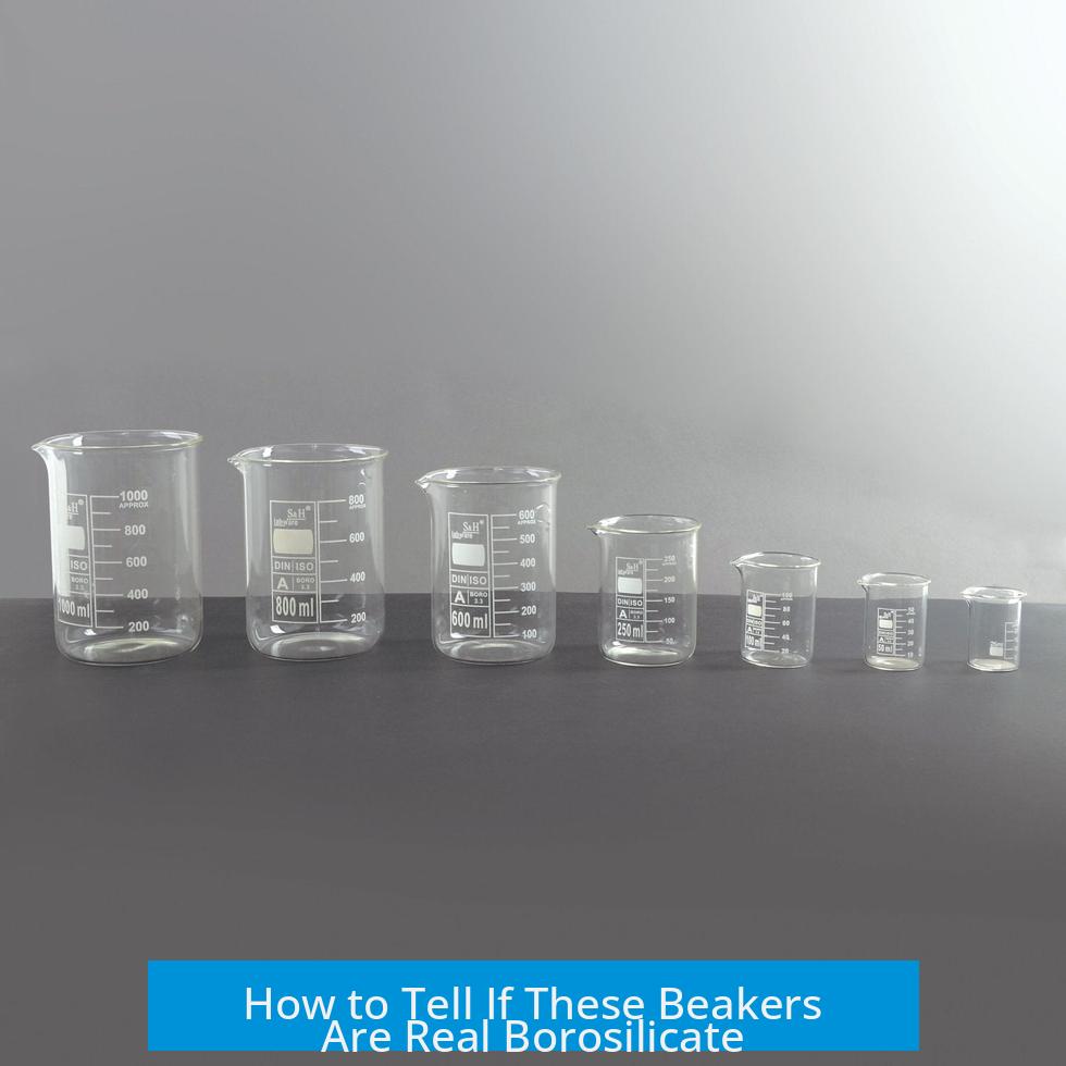 How to Tell If These Beakers Are Real Borosilicate