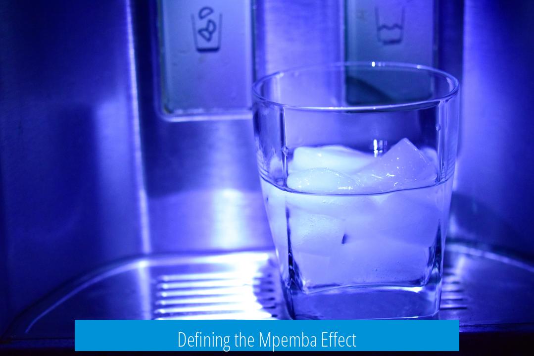 Defining the Mpemba Effect