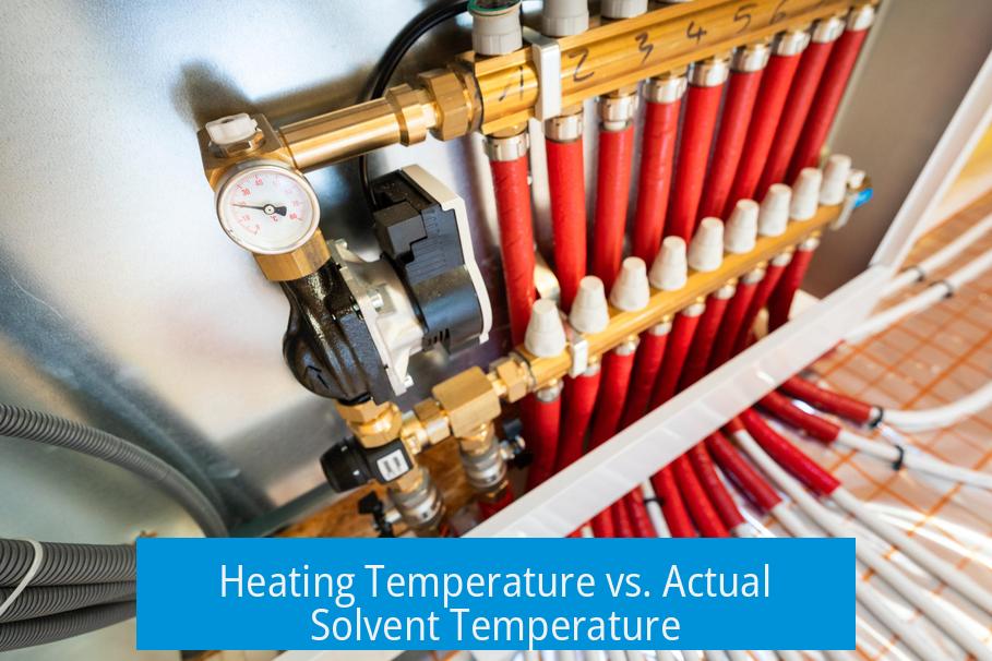 Heating Temperature vs. Actual Solvent Temperature