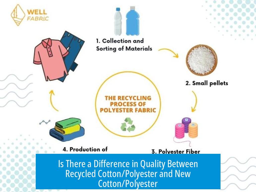 Is There a Difference in Quality Between Recycled Cotton/Polyester and New Cotton/Polyester?