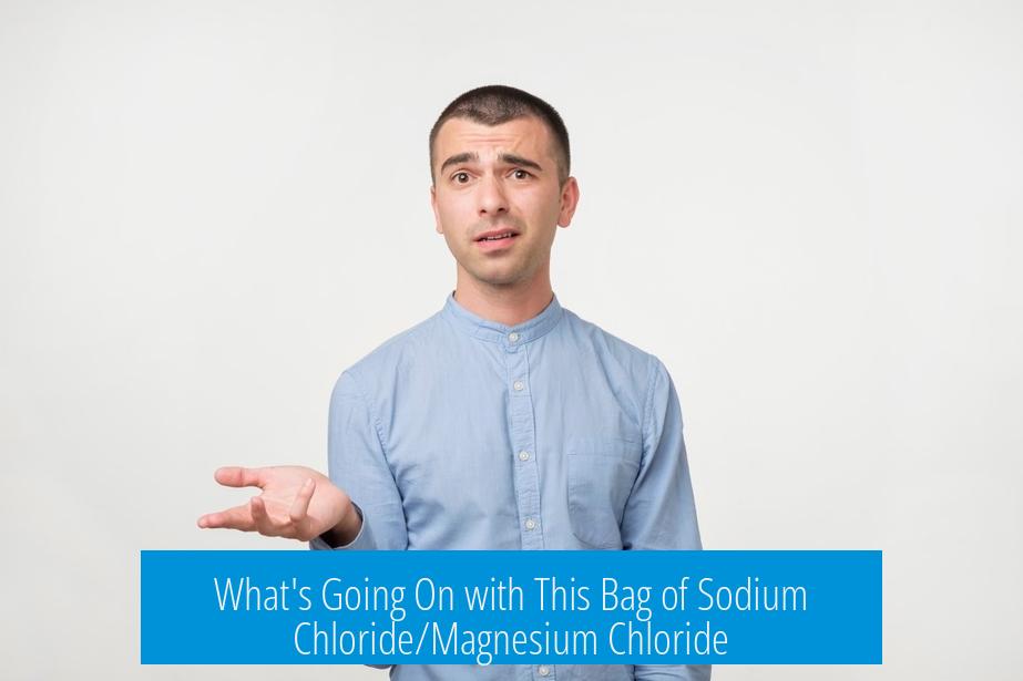 What's Going On with This Bag of Sodium Chloride/Magnesium Chloride?