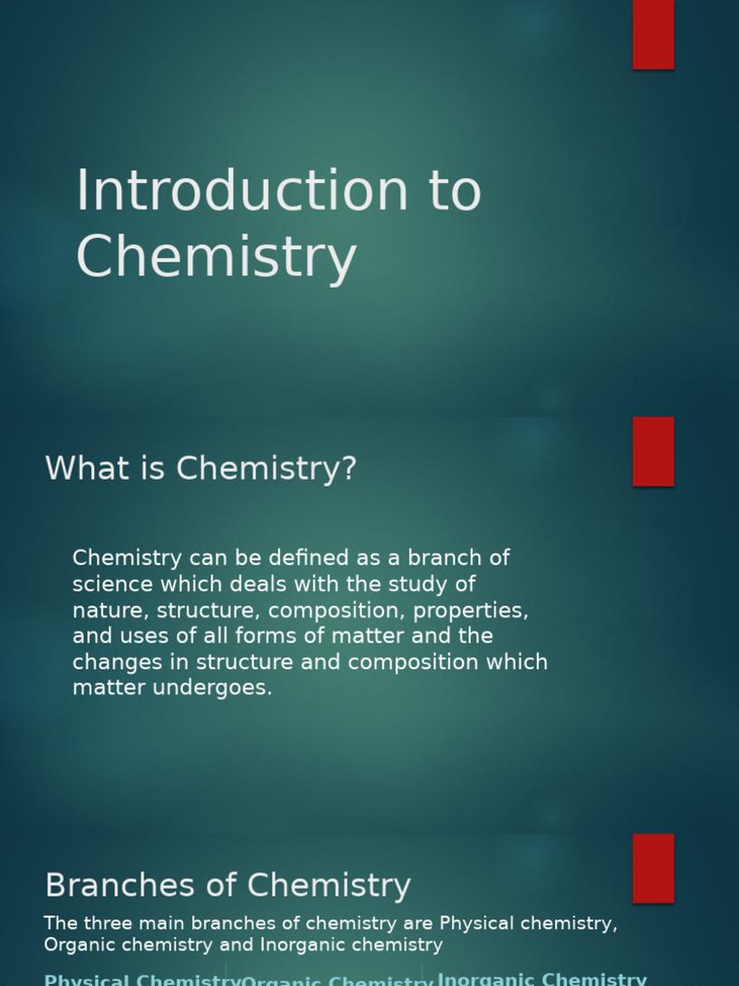 Little Gems — The Fun Chemistry Bits