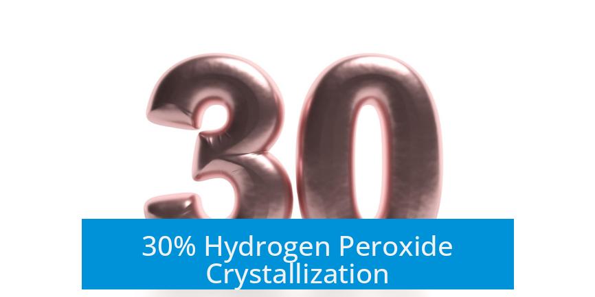 30% Hydrogen Peroxide Crystallization