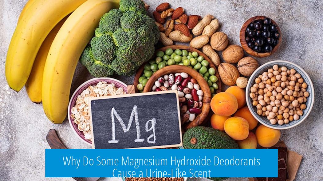 Why Do Some Magnesium Hydroxide Deodorants Cause a Urine-Like Scent?