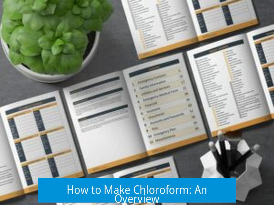 How to Make Chloroform: An Overview