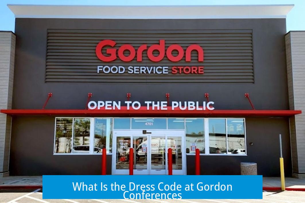 What Is the Dress Code at Gordon Conferences?